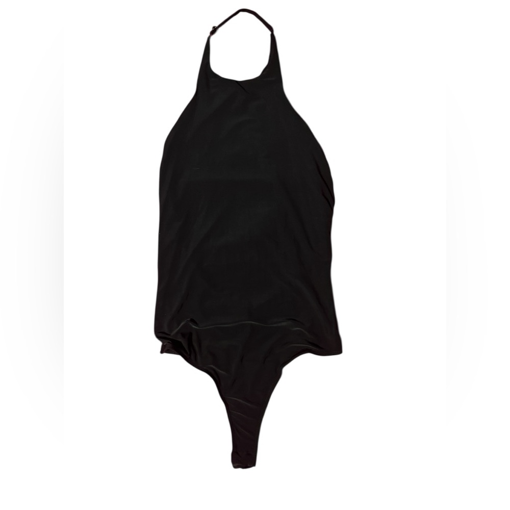 Fashion Nova Black Halter Bodysuit